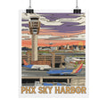 Rolled Poster - PHX Sky Harbor