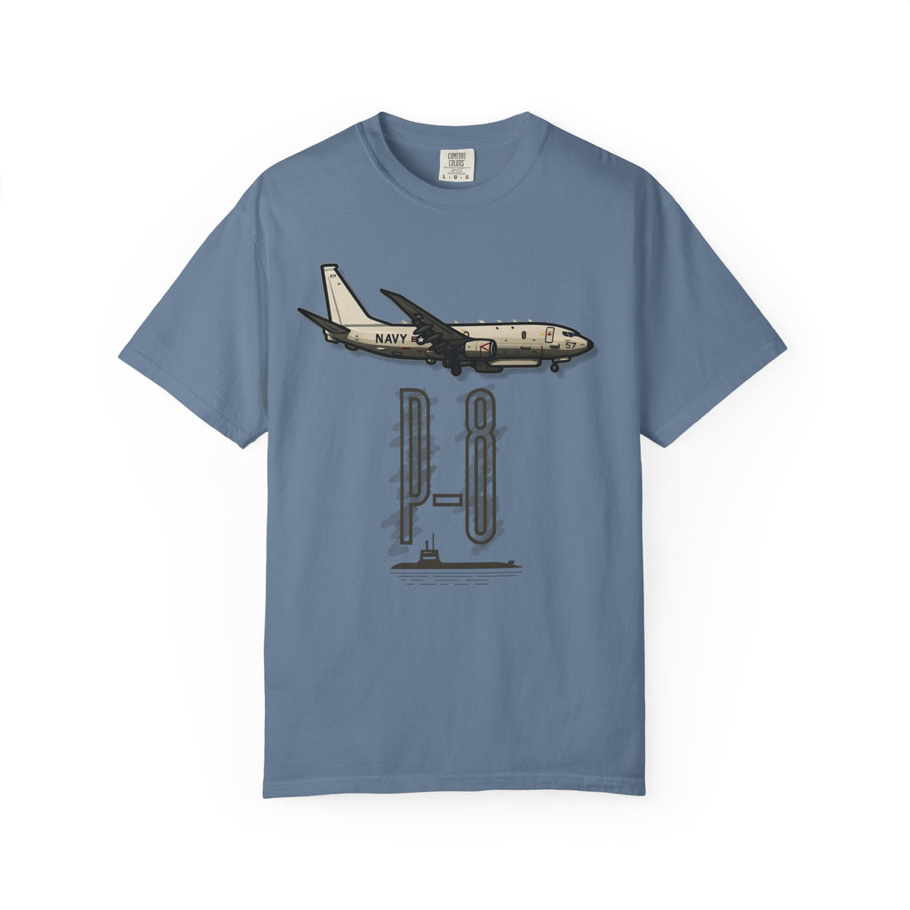 Sub Hunter - U.S. Navy P-8 Military Airplane T-Shirt