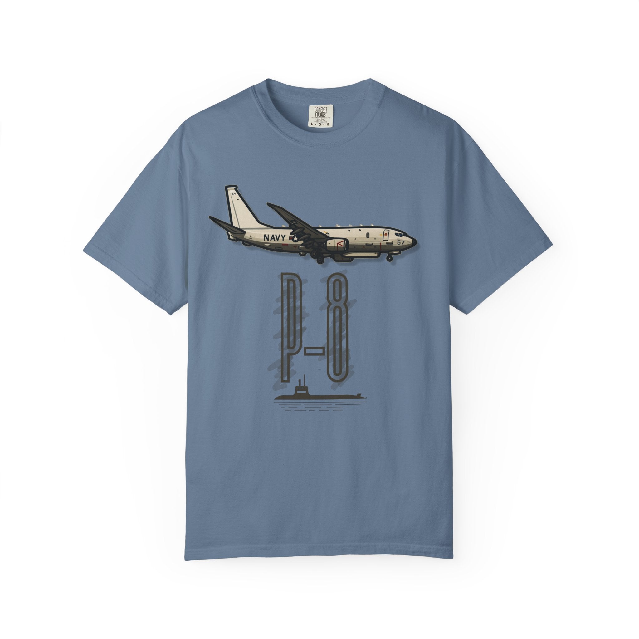 Sub Hunter - U.S. Navy P-8 Military Airplane T-Shirt