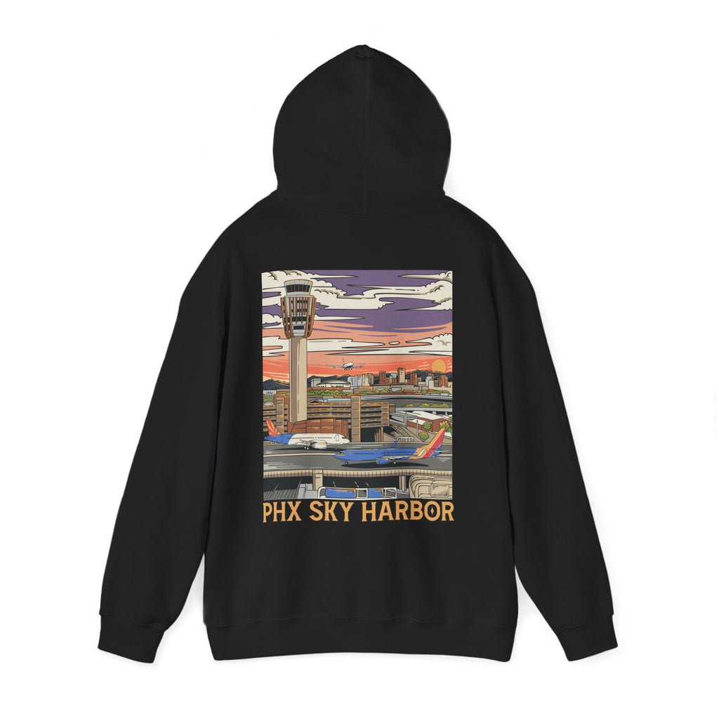 PHX Sky Harbor Airport Hooded Sweatshirt (Hoodie)