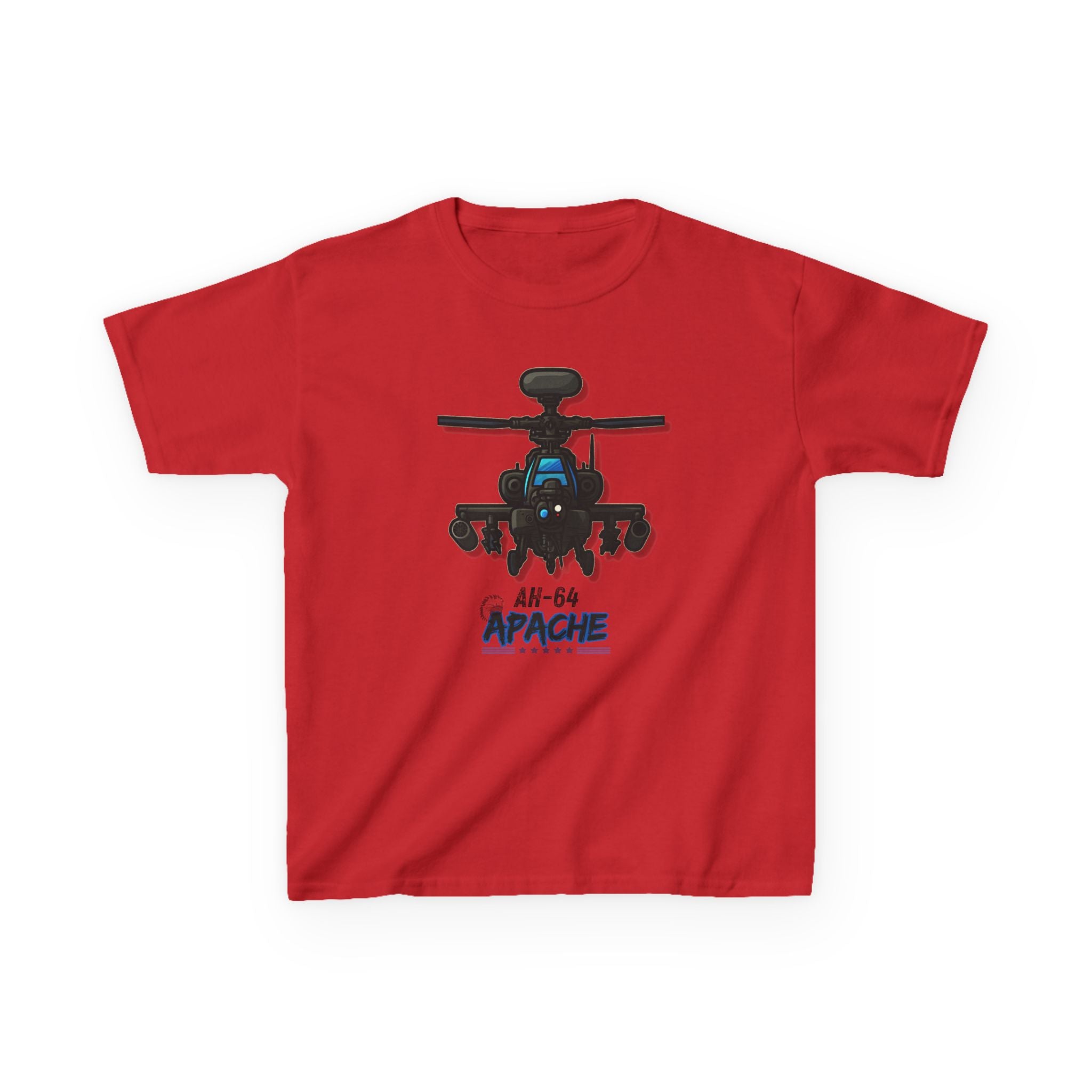 Kids Airplane T-Shirt - AH-64 Apache Longbow