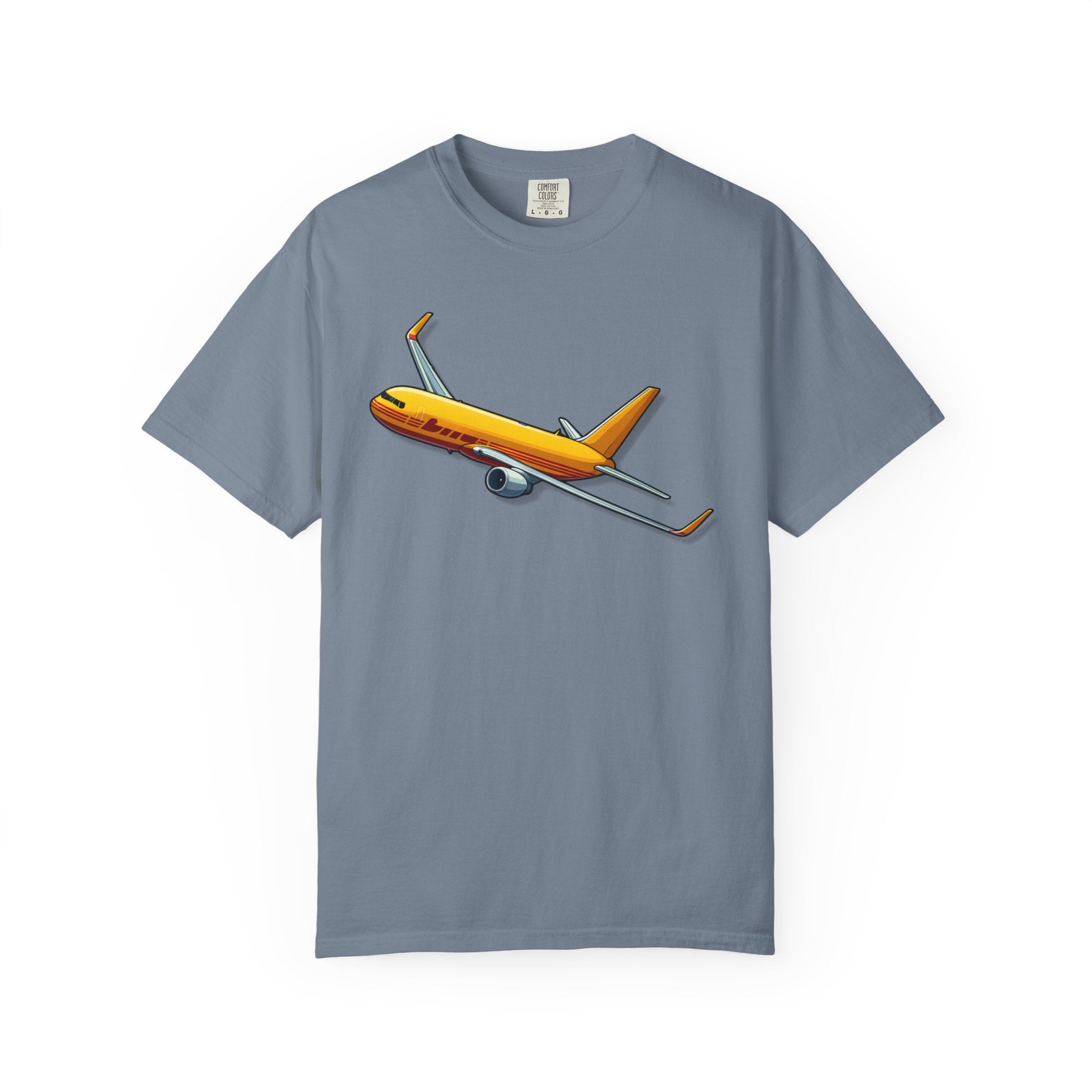 The Worldwide Yellow Cargo B767 Airplane T-Shirt