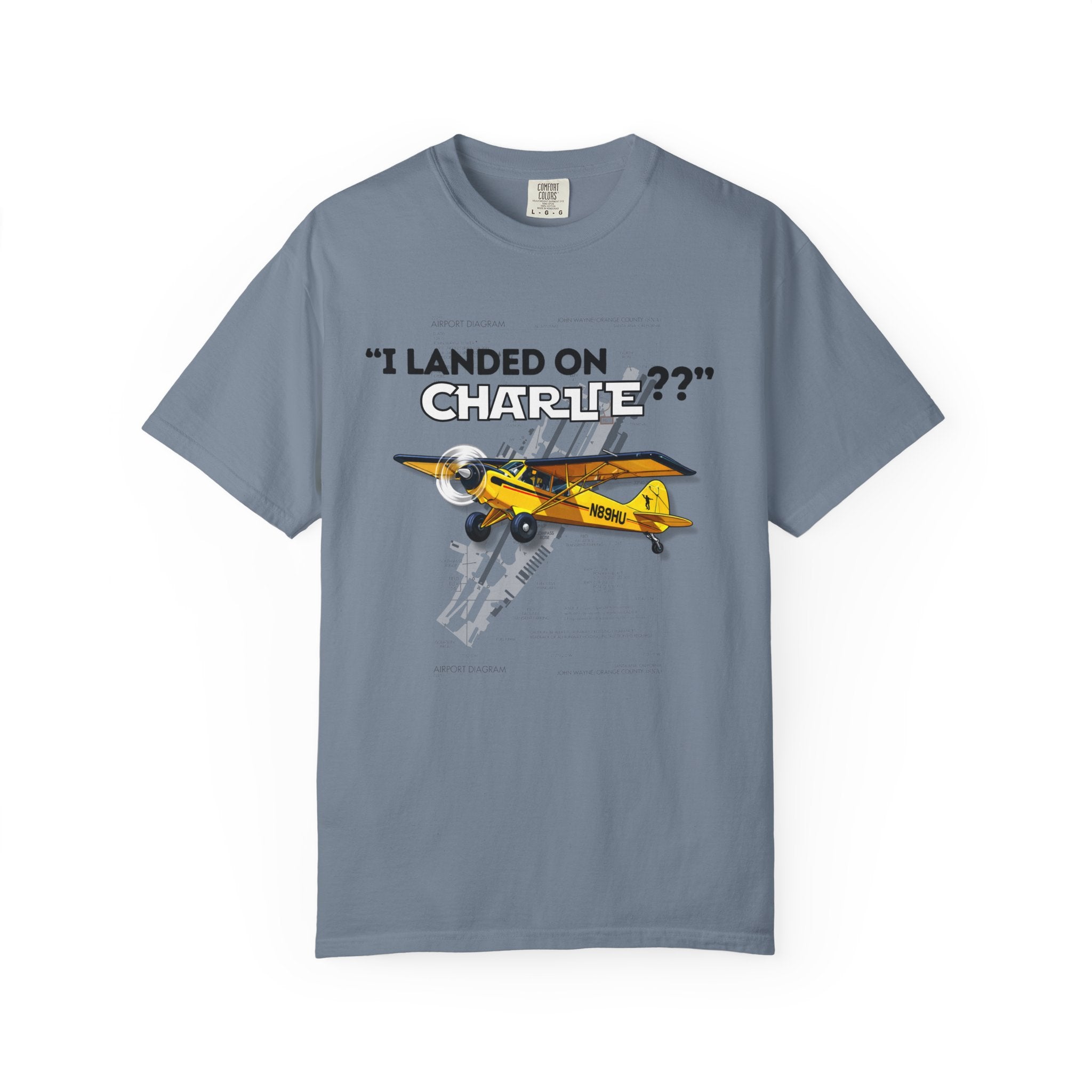I Landed On Charlie?? Husky 89HU VASAviation T-Shirt