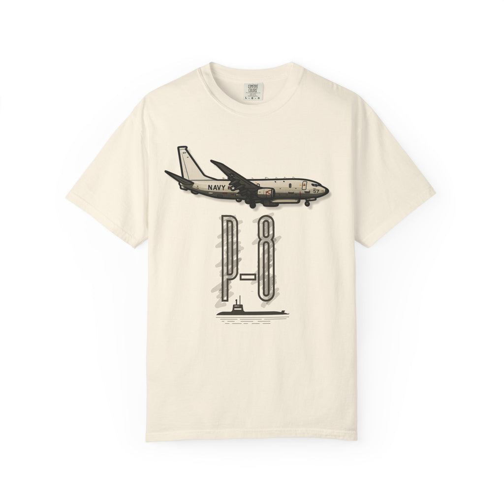 Sub Hunter - U.S. Navy P-8 Military Airplane T-Shirt