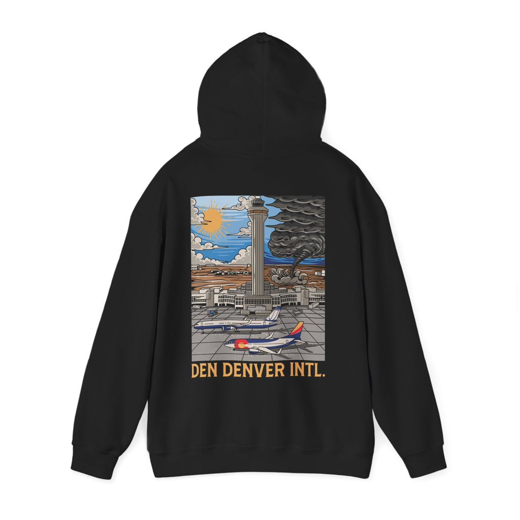 DEN Denver Intl. Airport Hooded Sweatshirt (Hoodie)