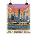Rolled Poster - JFK Kennedy International Airport (NYC)