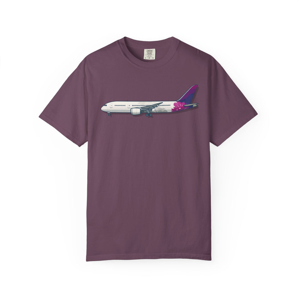 "Sparky" - The Flower B787 Airplane T-Shirt Hawaiian