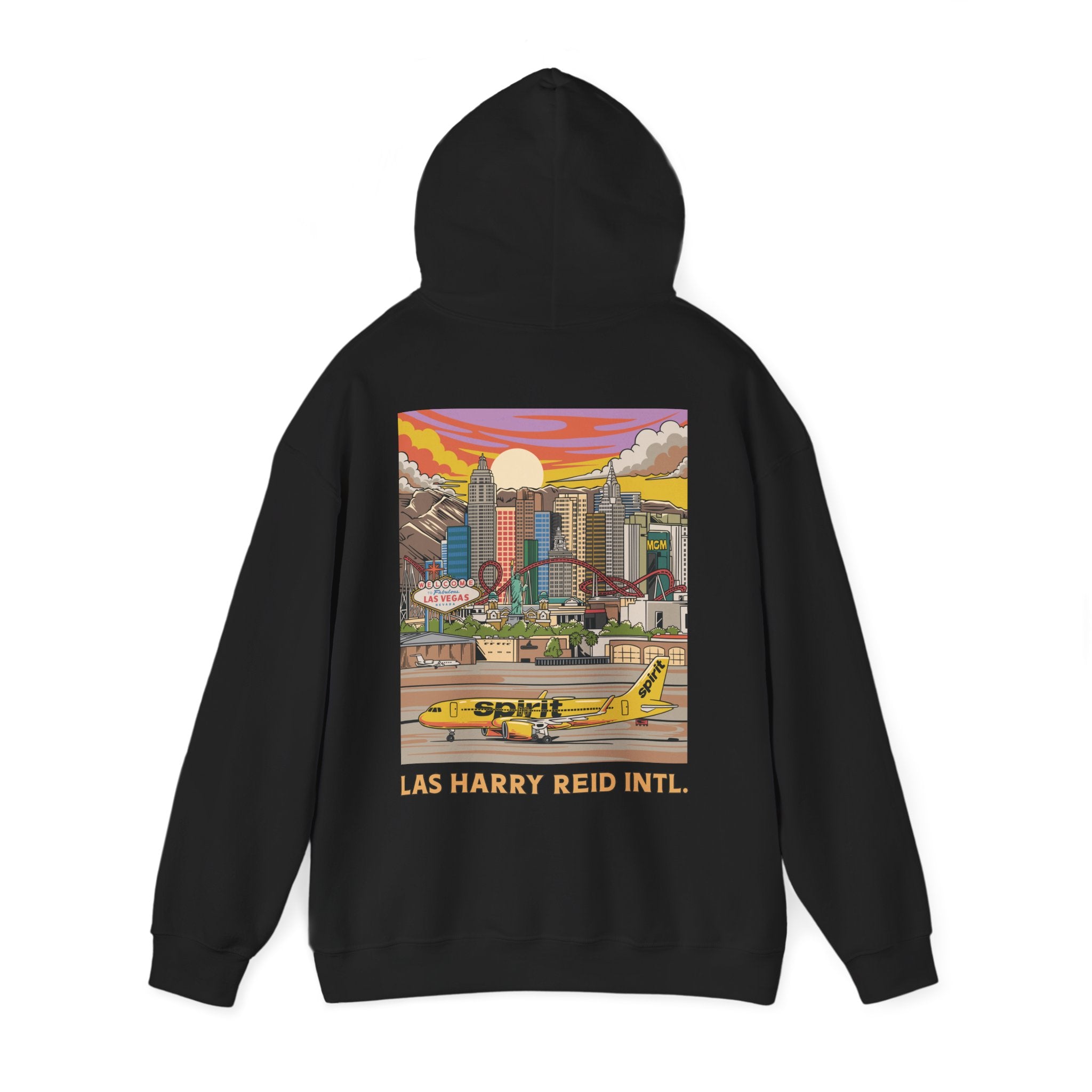 LAS Harry Reid Intl. Airport Hooded Sweatshirt (Hoodie)
