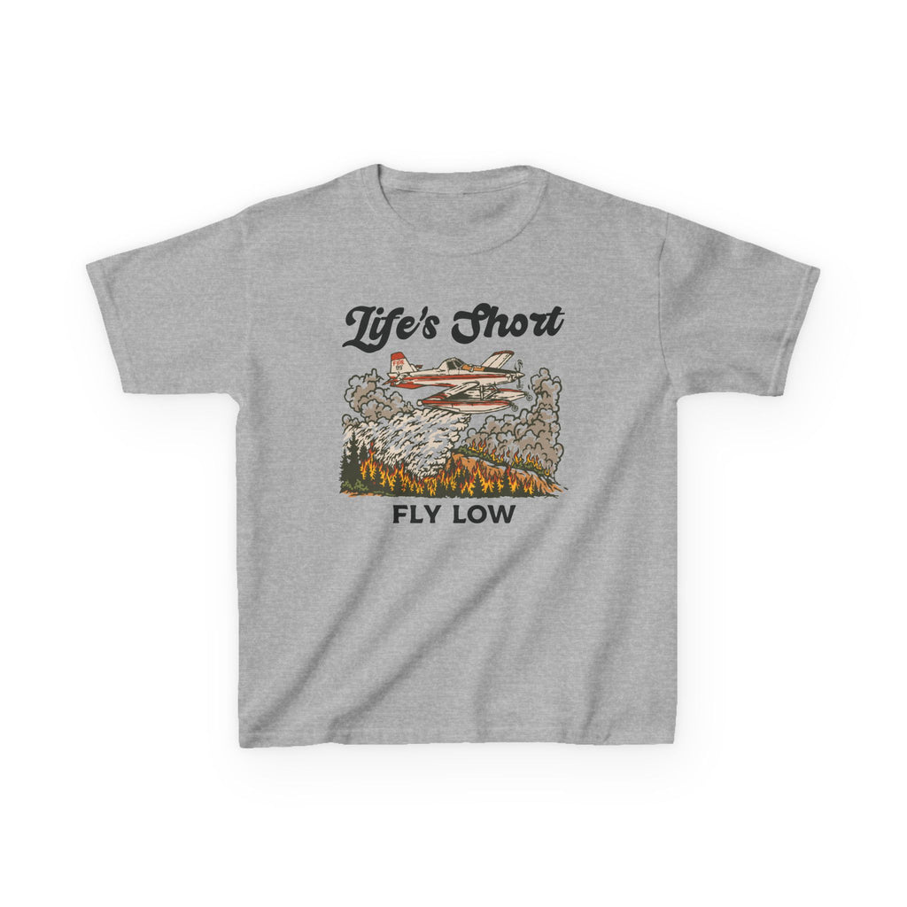 Kids Airplane T-Shirt - Fly Low (AT-802F Edition)
