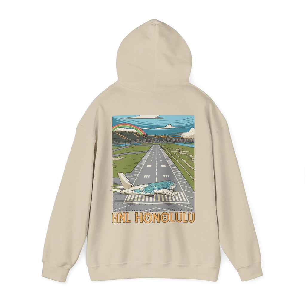 HNL Honolulu Airport (A380 Honu) Hooded Sweatshirt (Hoodie)
