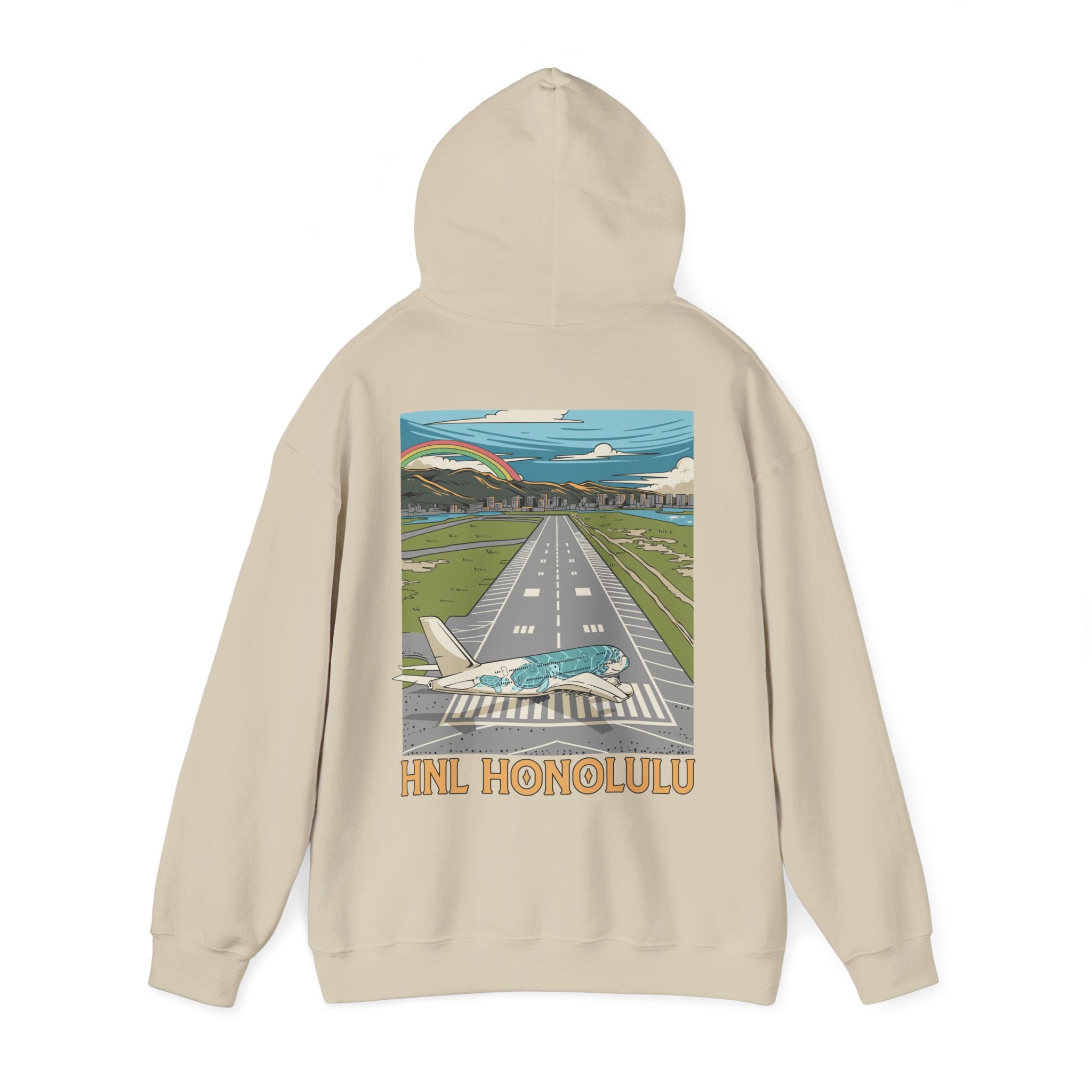 HNL Honolulu Airport (A380 Honu) Hooded Sweatshirt (Hoodie)