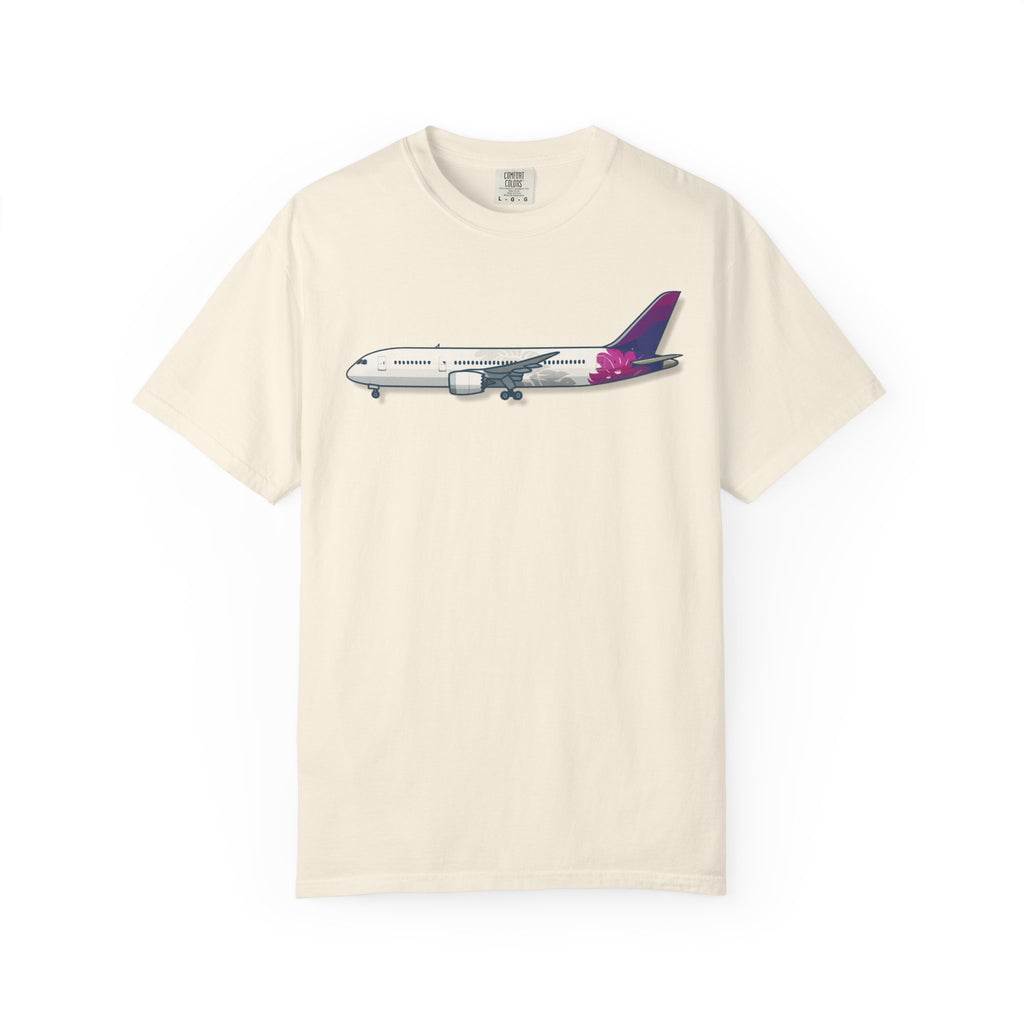 "Sparky" - The Flower B787 Airplane T-Shirt Hawaiian