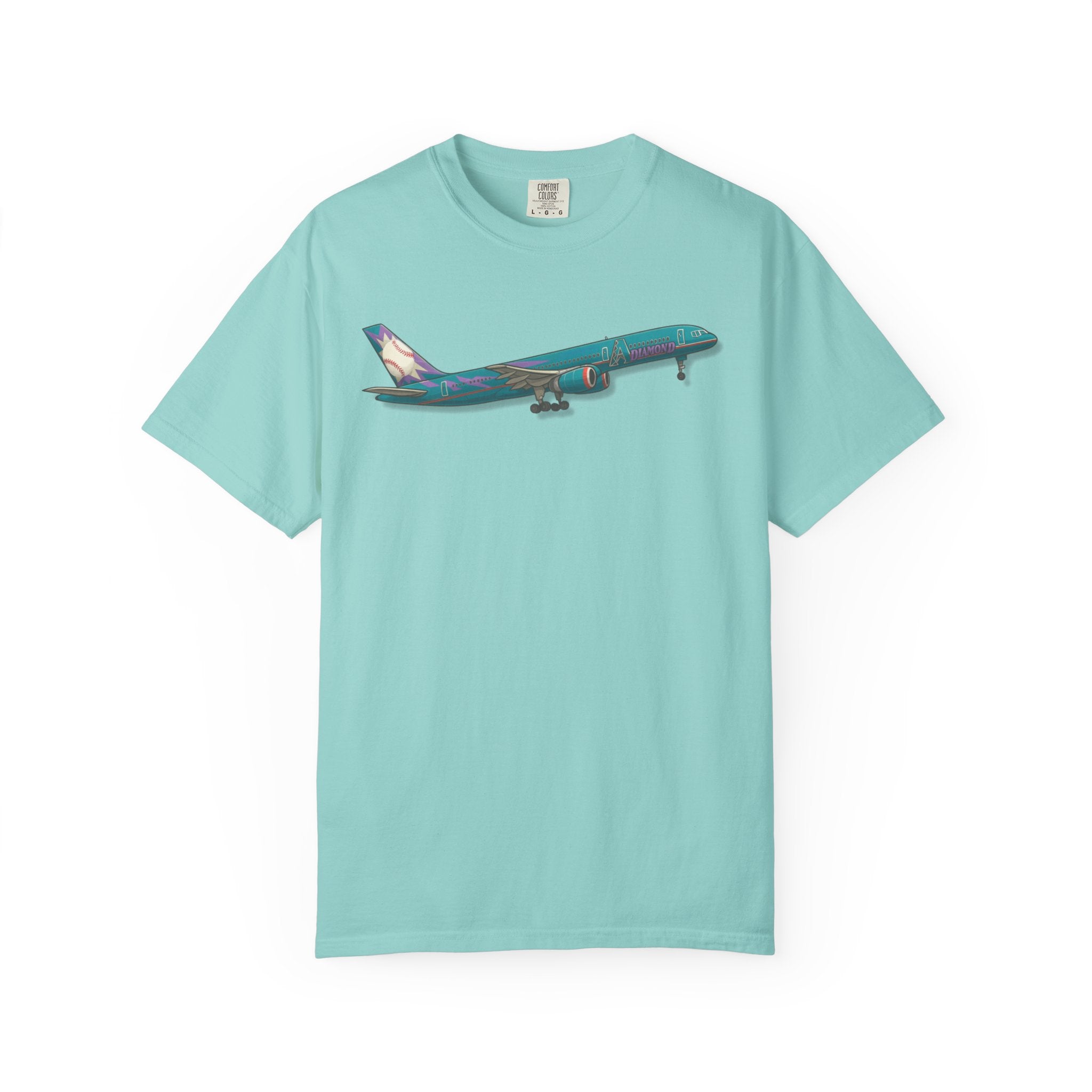 The AZ Baseball Cactus 757 Airplane T-Shirt