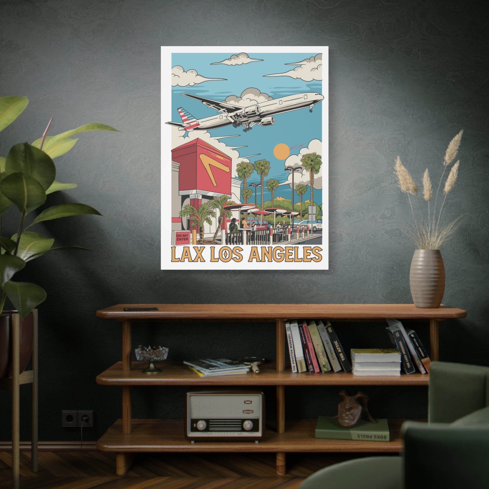 1.25" Stretched Matte Canvas - LAX