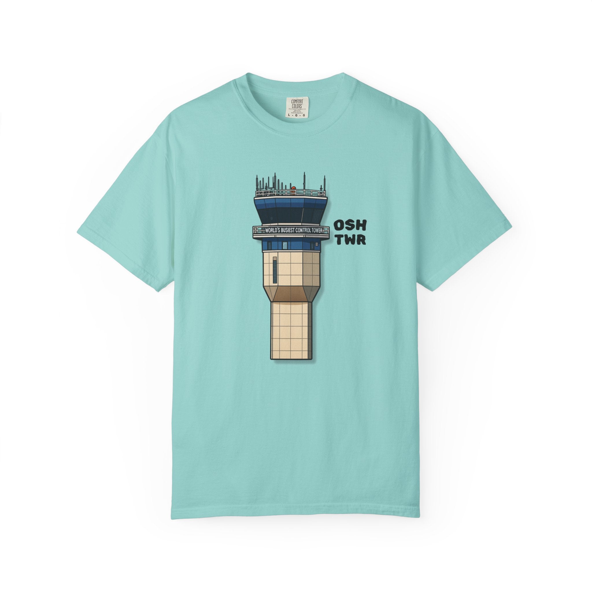 OSH - Oshkosh ATC Tower T-Shirt (World's Busiest Control Tower)