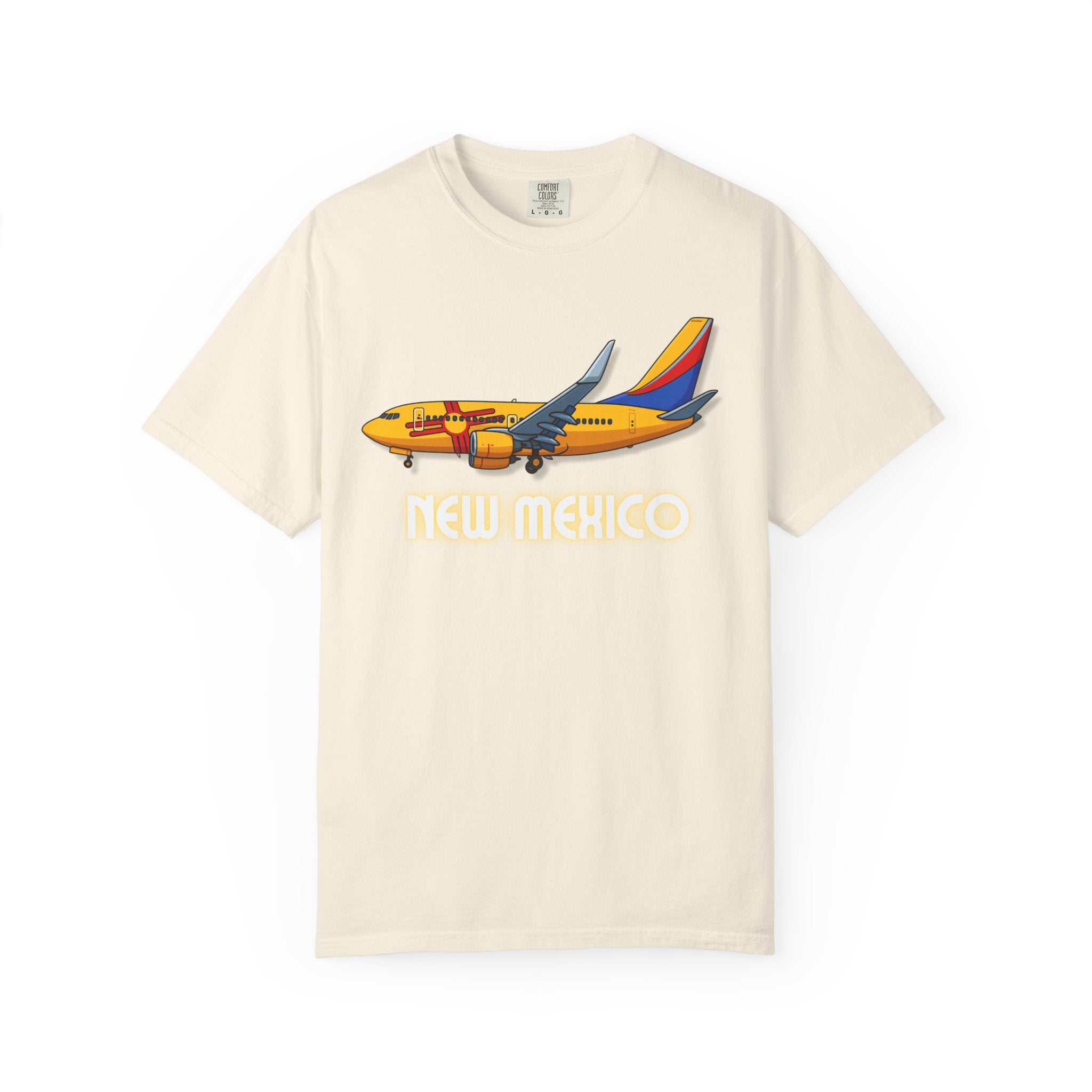 The NEW MEXICO | State Flag | 737 Plane T-Shirt
