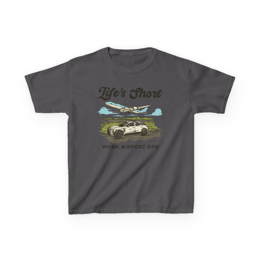 Kids Airplane T-Shirt - Work Airport Ops