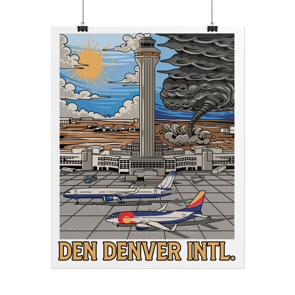 Rolled Poster - DEN Denver Intl.