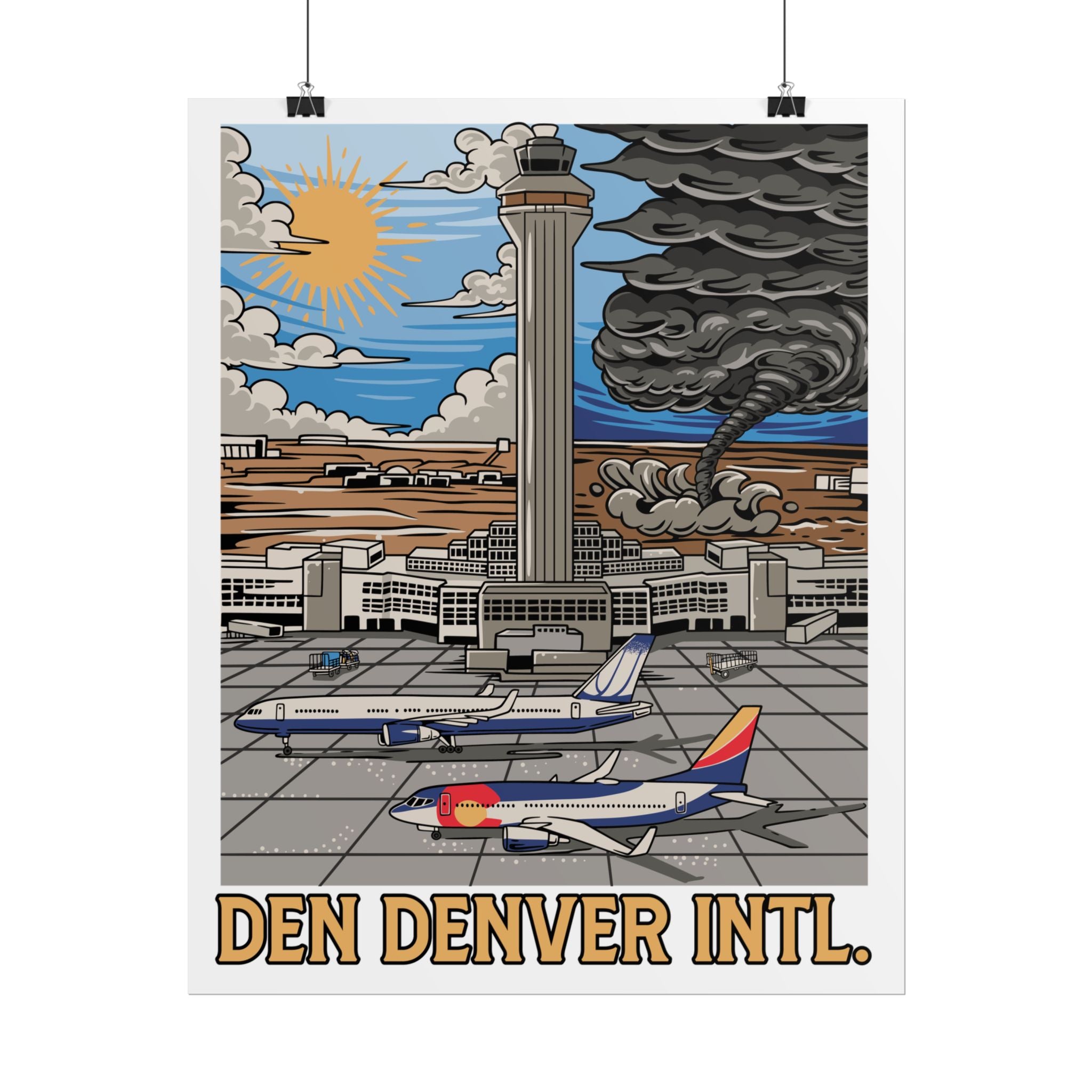 Rolled Poster - DEN Denver Intl.