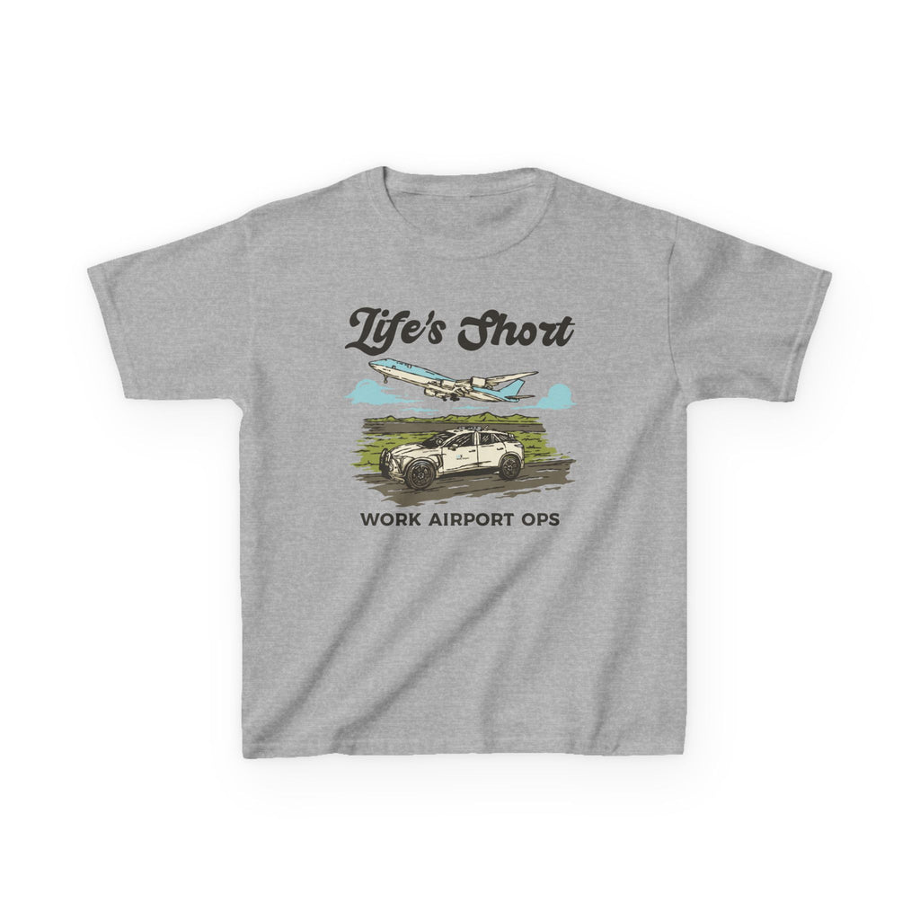 Kids Airplane T-Shirt - Work Airport Ops