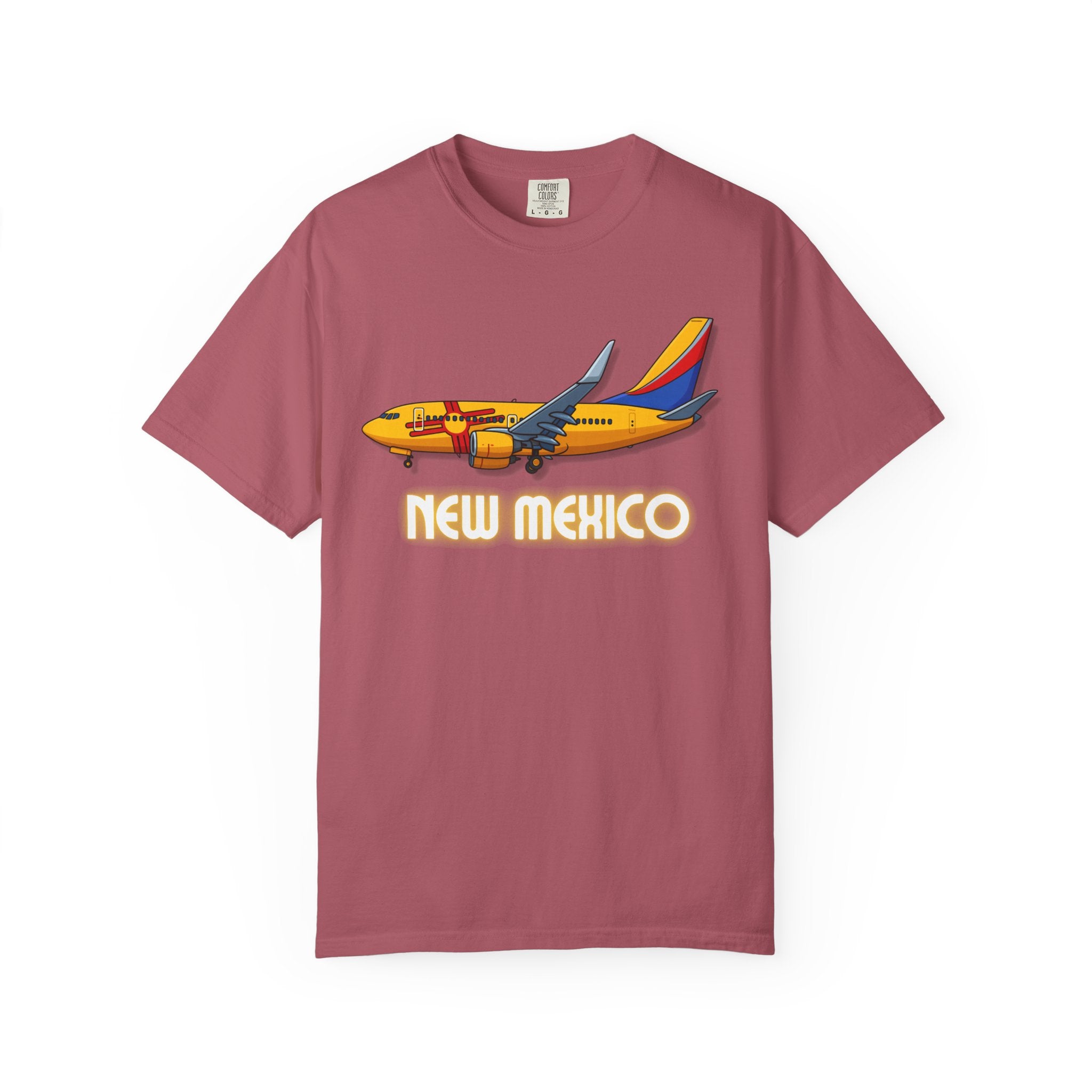 The NEW MEXICO | State Flag | 737 Plane T-Shirt