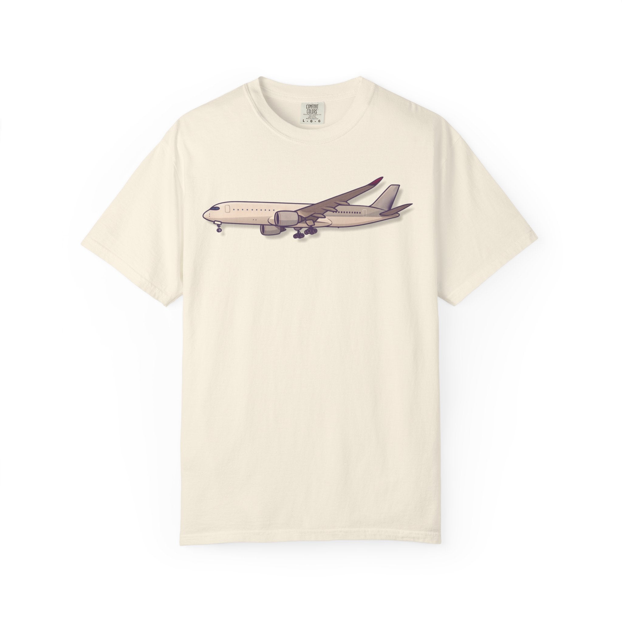 A350 Airplane T-Shirt - Raccoon Eyes