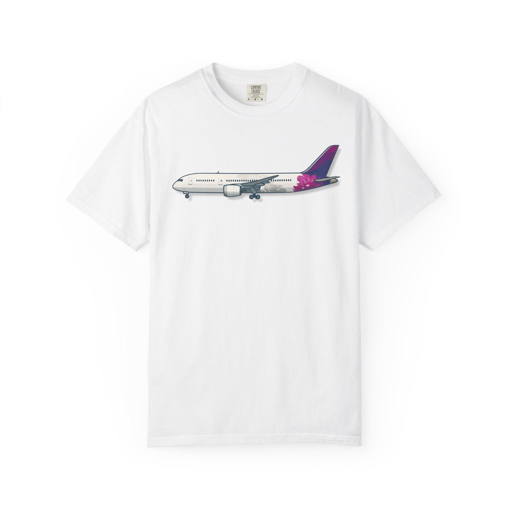 "Sparky" - The Flower B787 Airplane T-Shirt Hawaiian