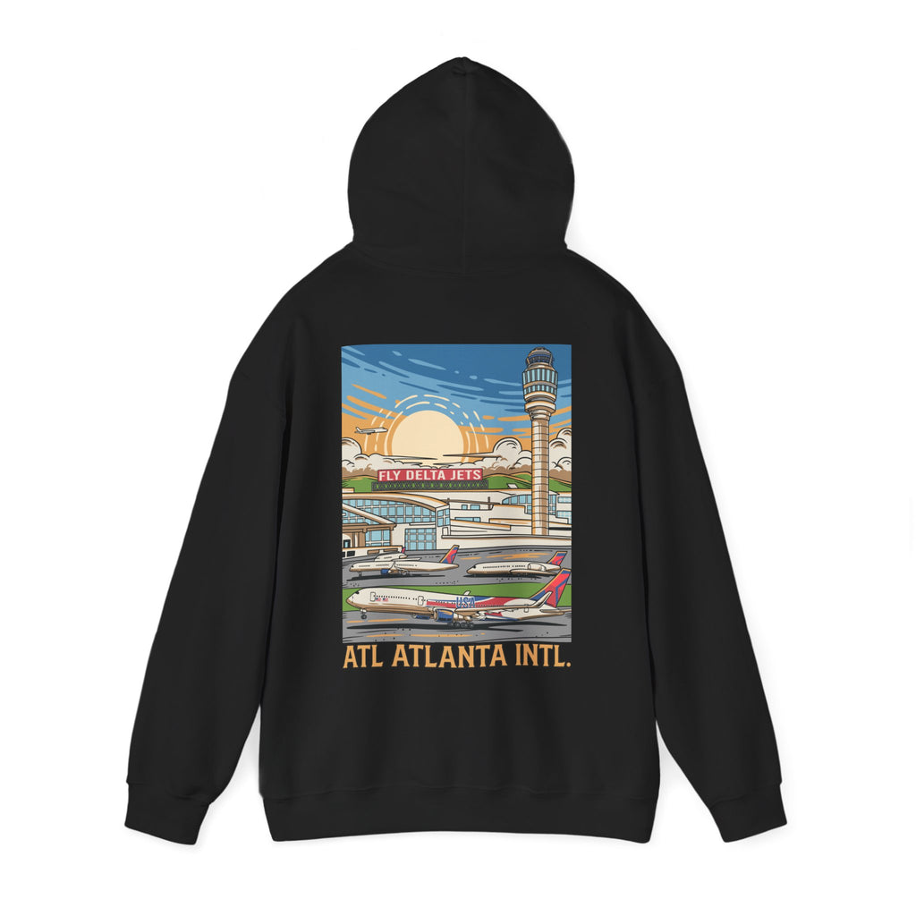 ATL Atlanta Intl. Airport Hooded Sweatshirt (Hoodie)