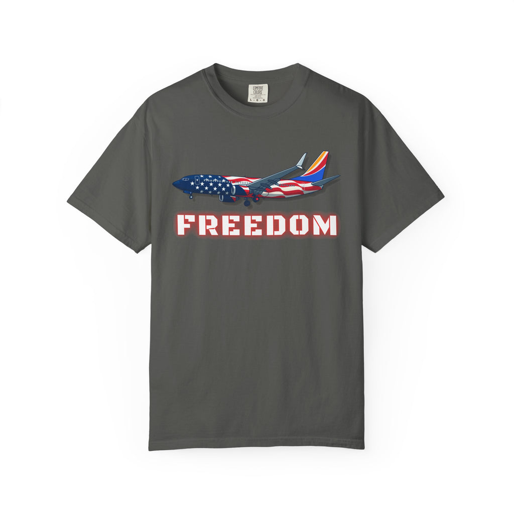 The AMERICA | Freedom Flag | 737 Plane T-Shirt