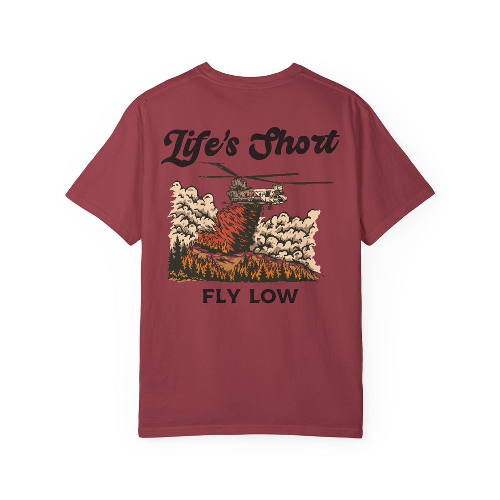 Life's Short - Fly Low (CH-47 Chinook Edition) T-Shirt
