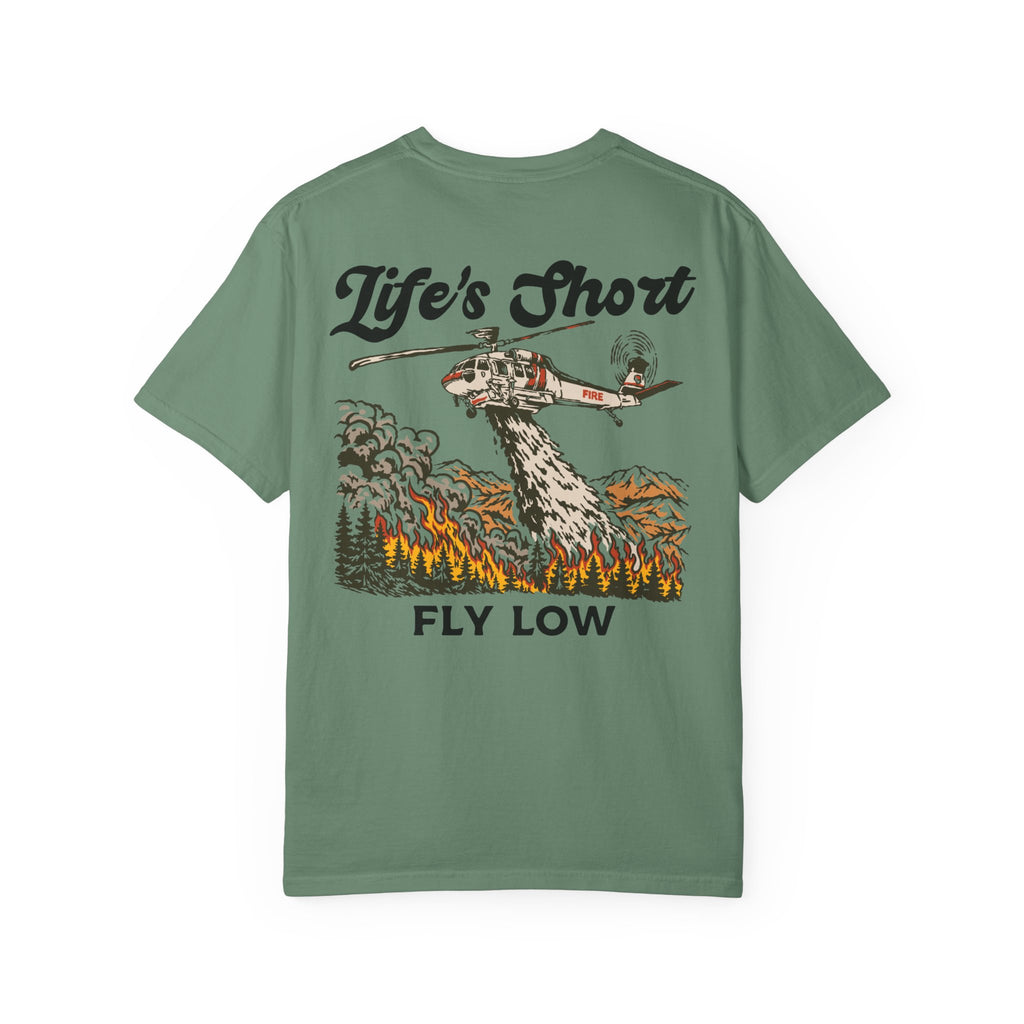 Life's Short - Fly Low (S-70i Firehawk Edition) T-Shirt
