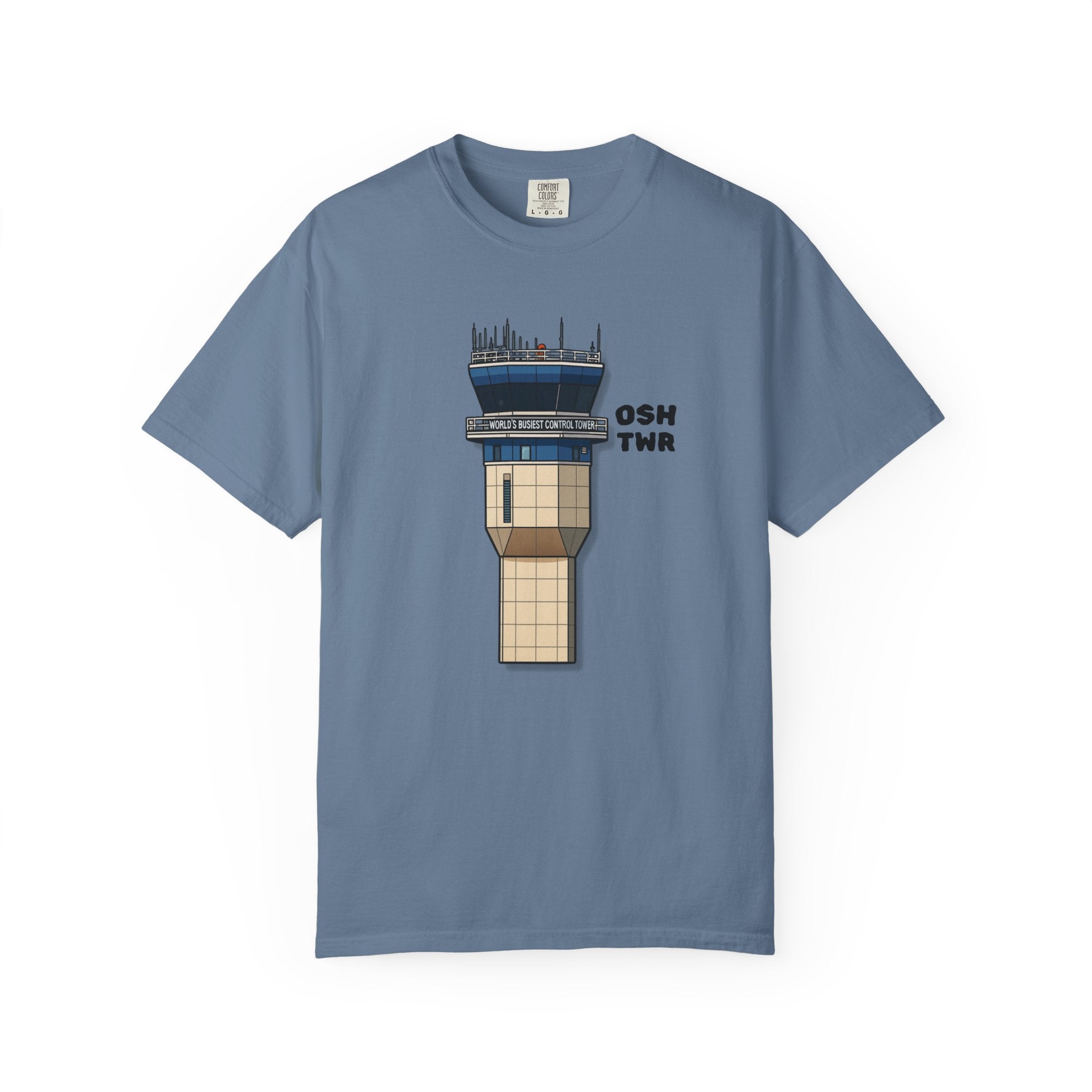 OSH - Oshkosh ATC Tower T-Shirt (World's Busiest Control Tower)