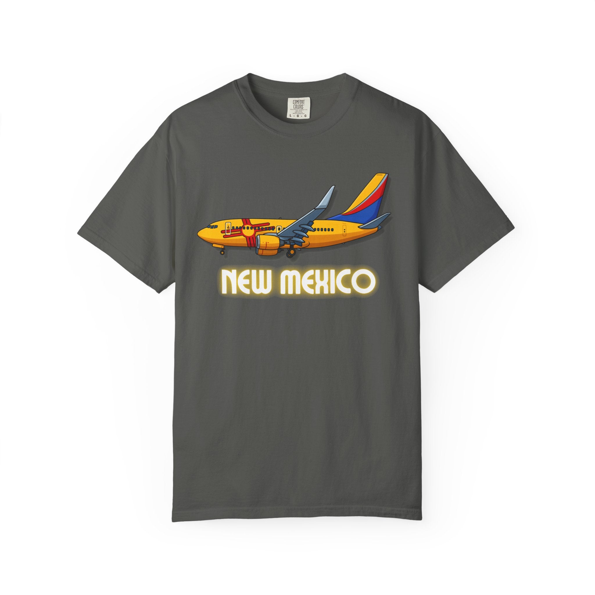 The NEW MEXICO | State Flag | 737 Plane T-Shirt