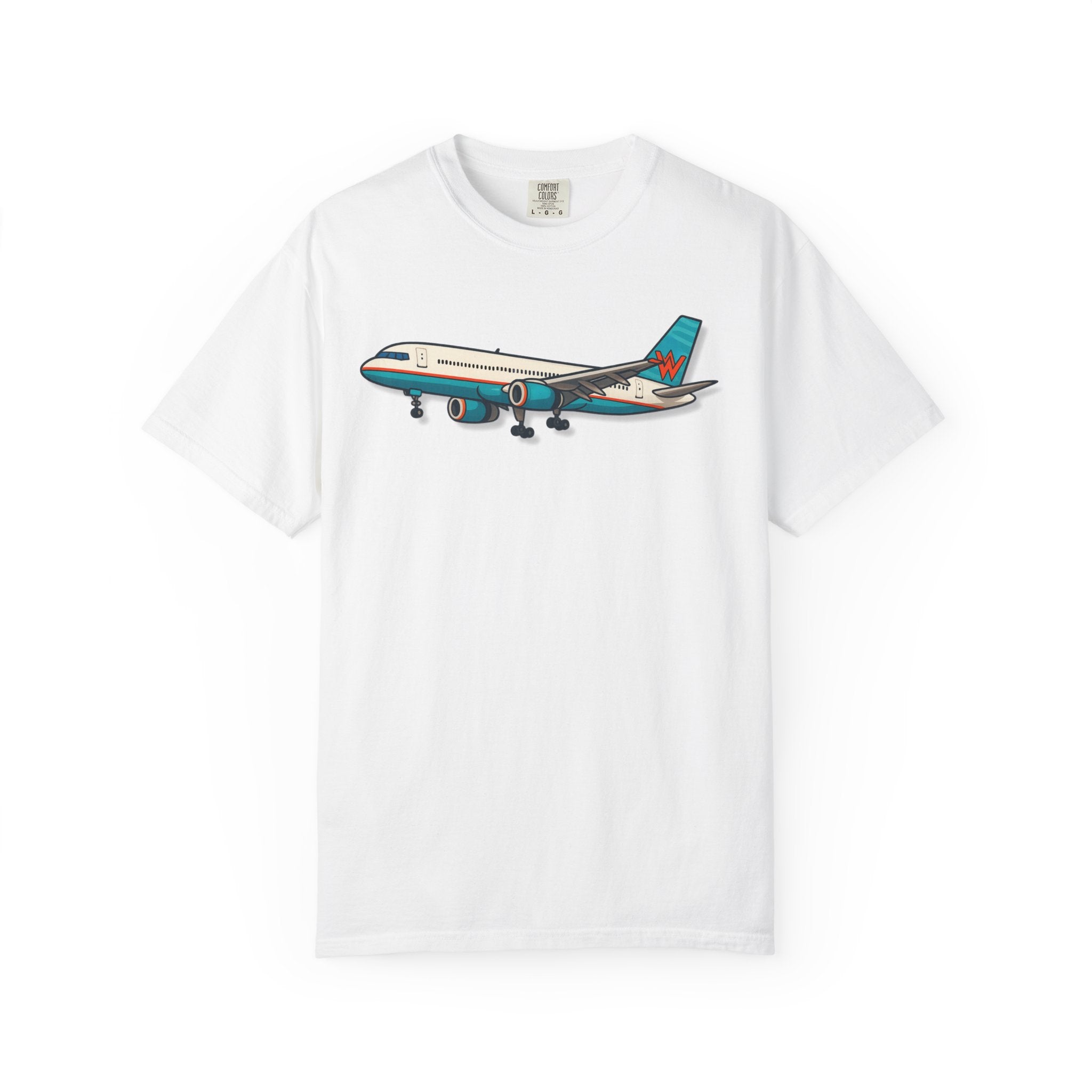 The Turquoise Cactus 757 Airplane T-Shirt