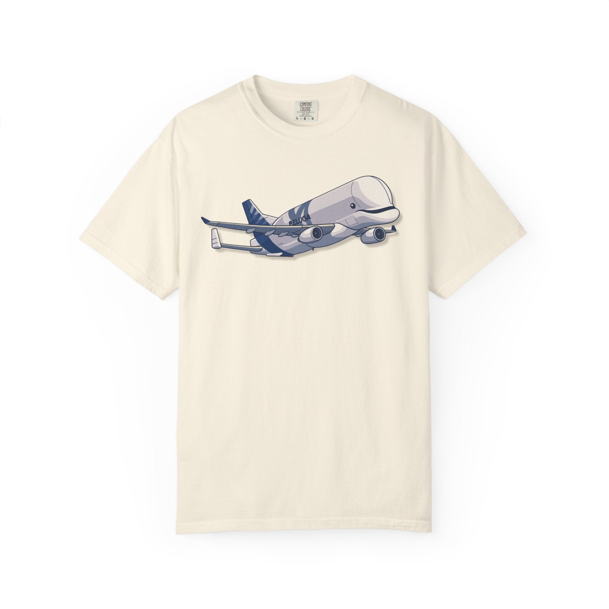 The Flying Beluga Airplane T-Shirt