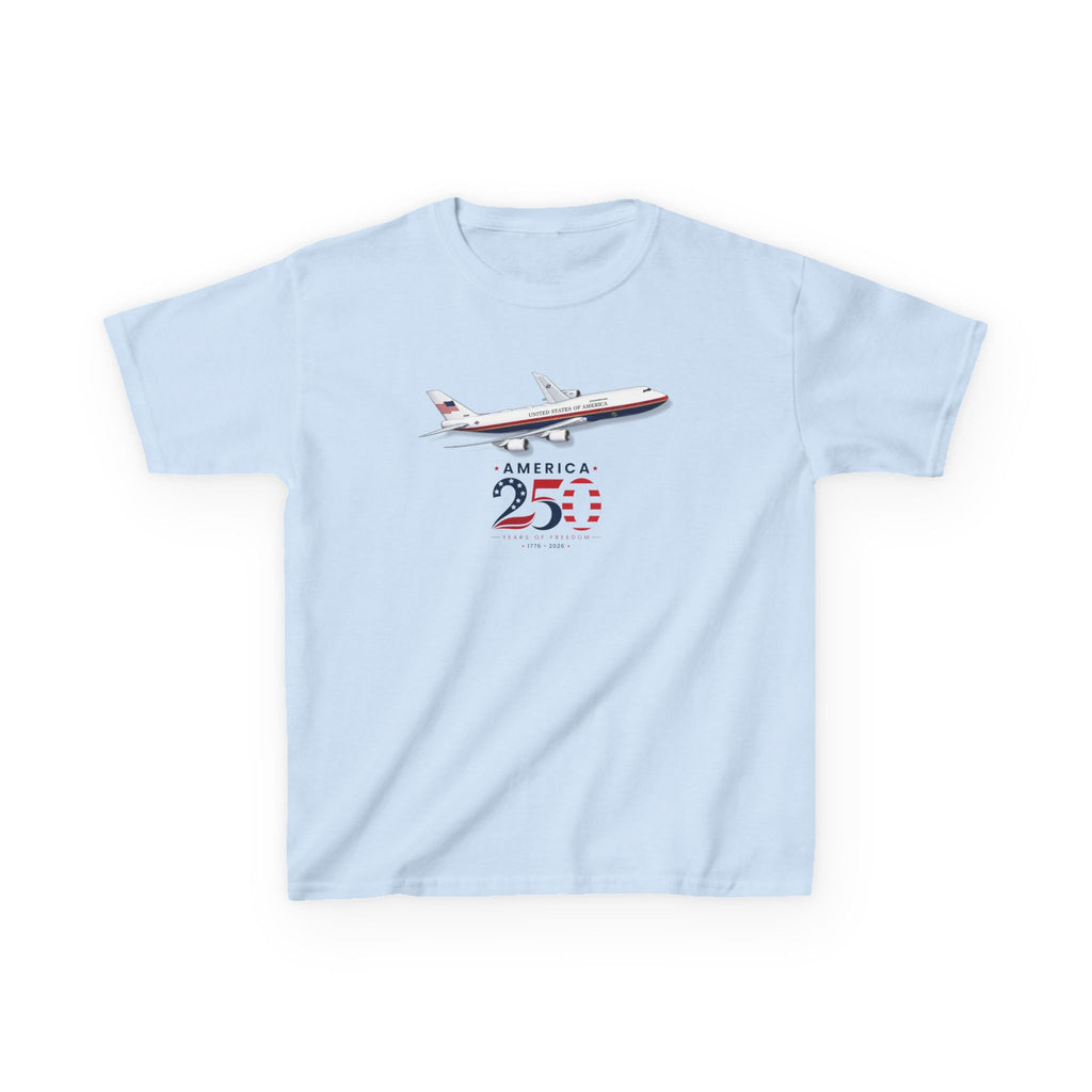 Kids Airplane T-Shirt - AF1 America 250