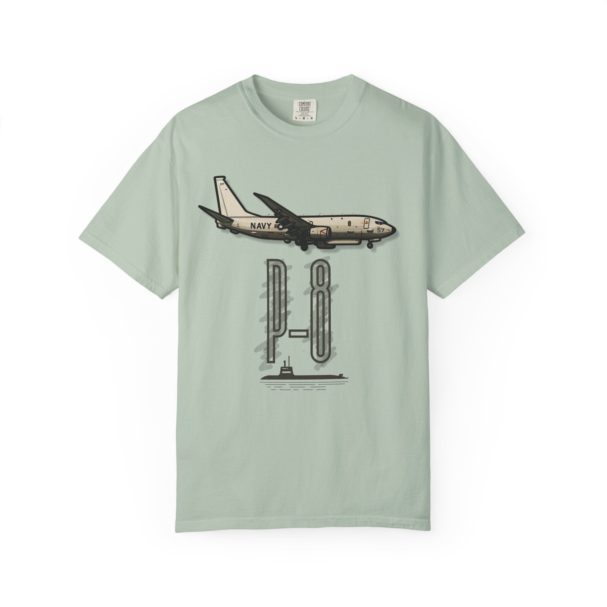 Sub Hunter - U.S. Navy P-8 Military Airplane T-Shirt