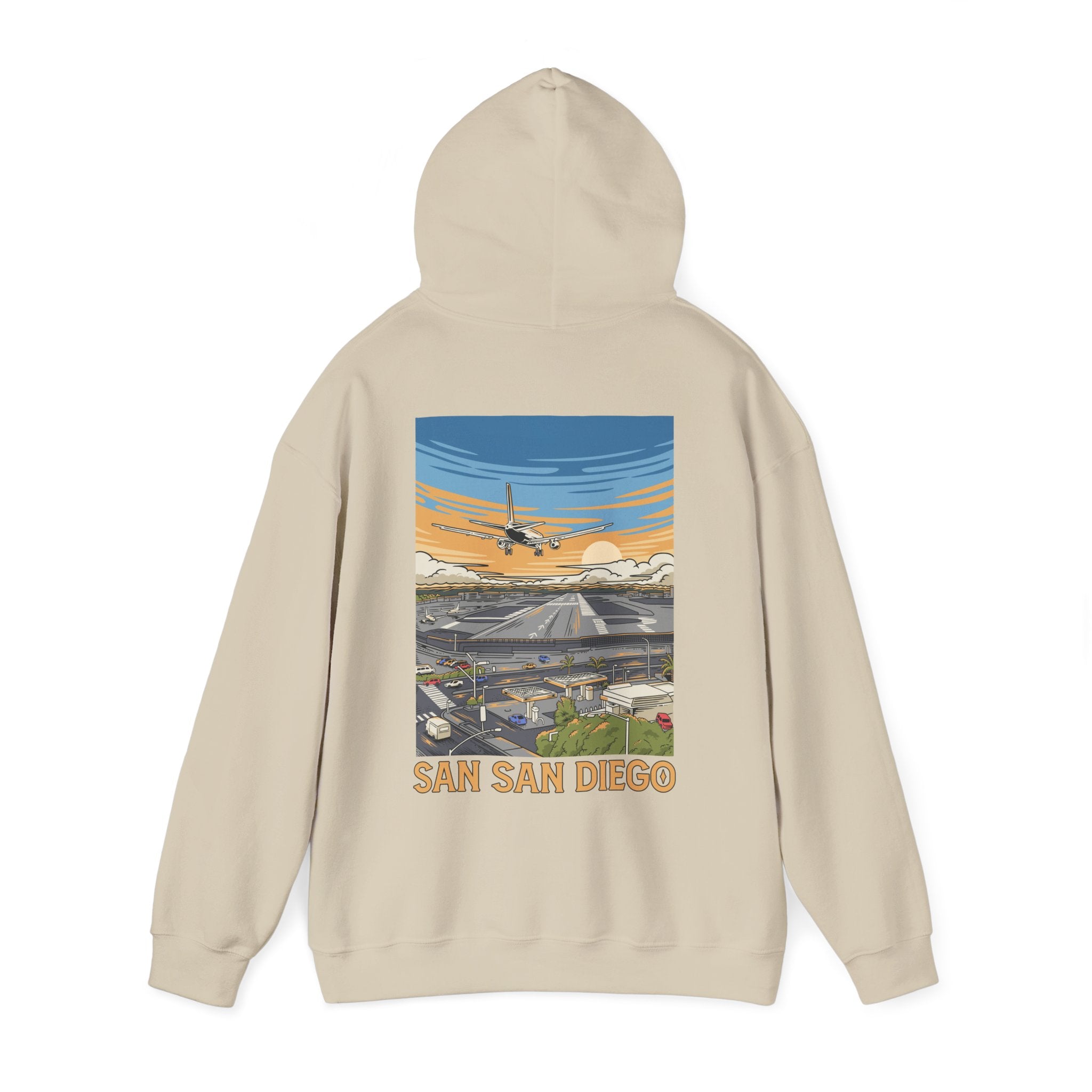 SAN San Diego Intl. Airport Hooded Sweatshirt (Hoodie)