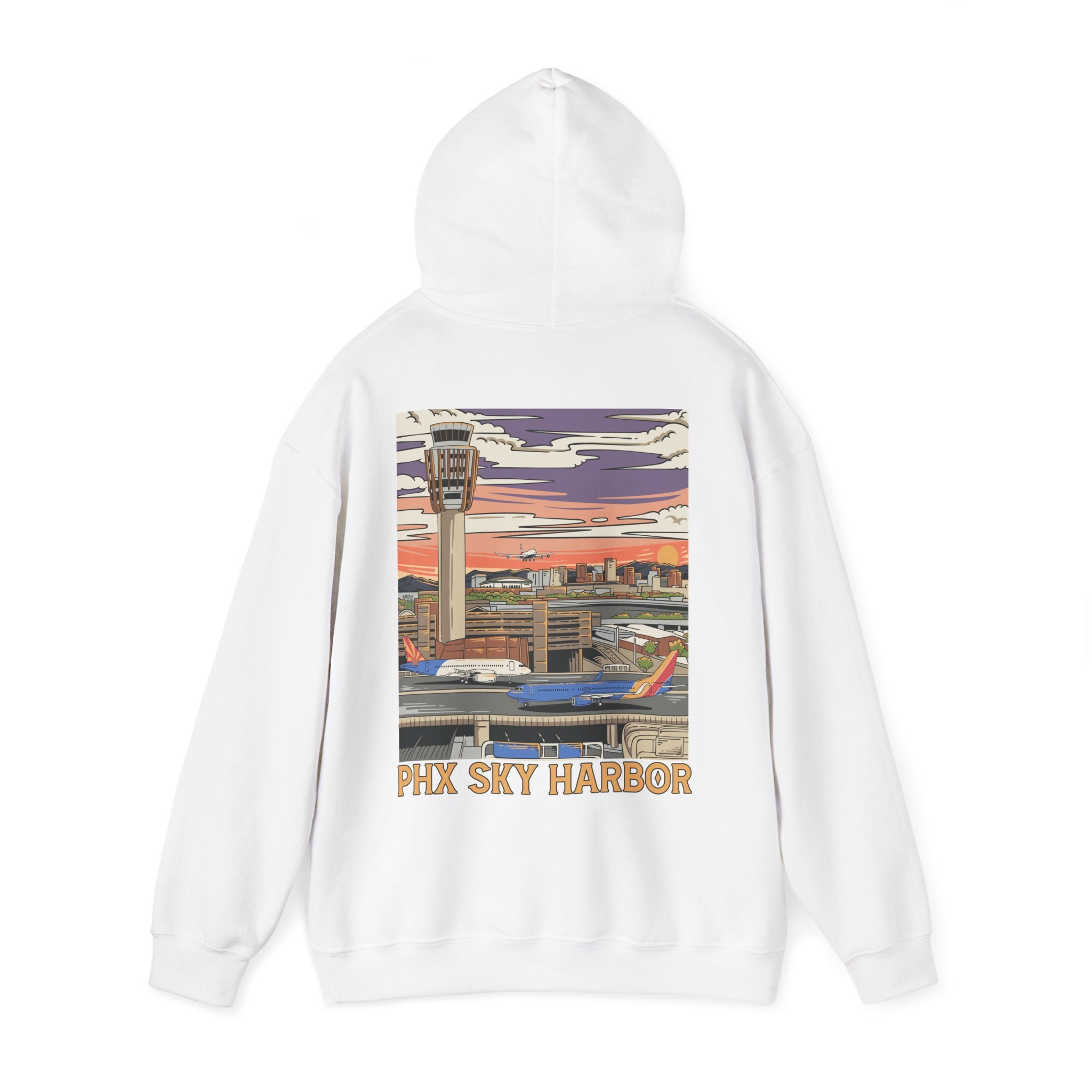 PHX Sky Harbor Airport Hooded Sweatshirt (Hoodie)