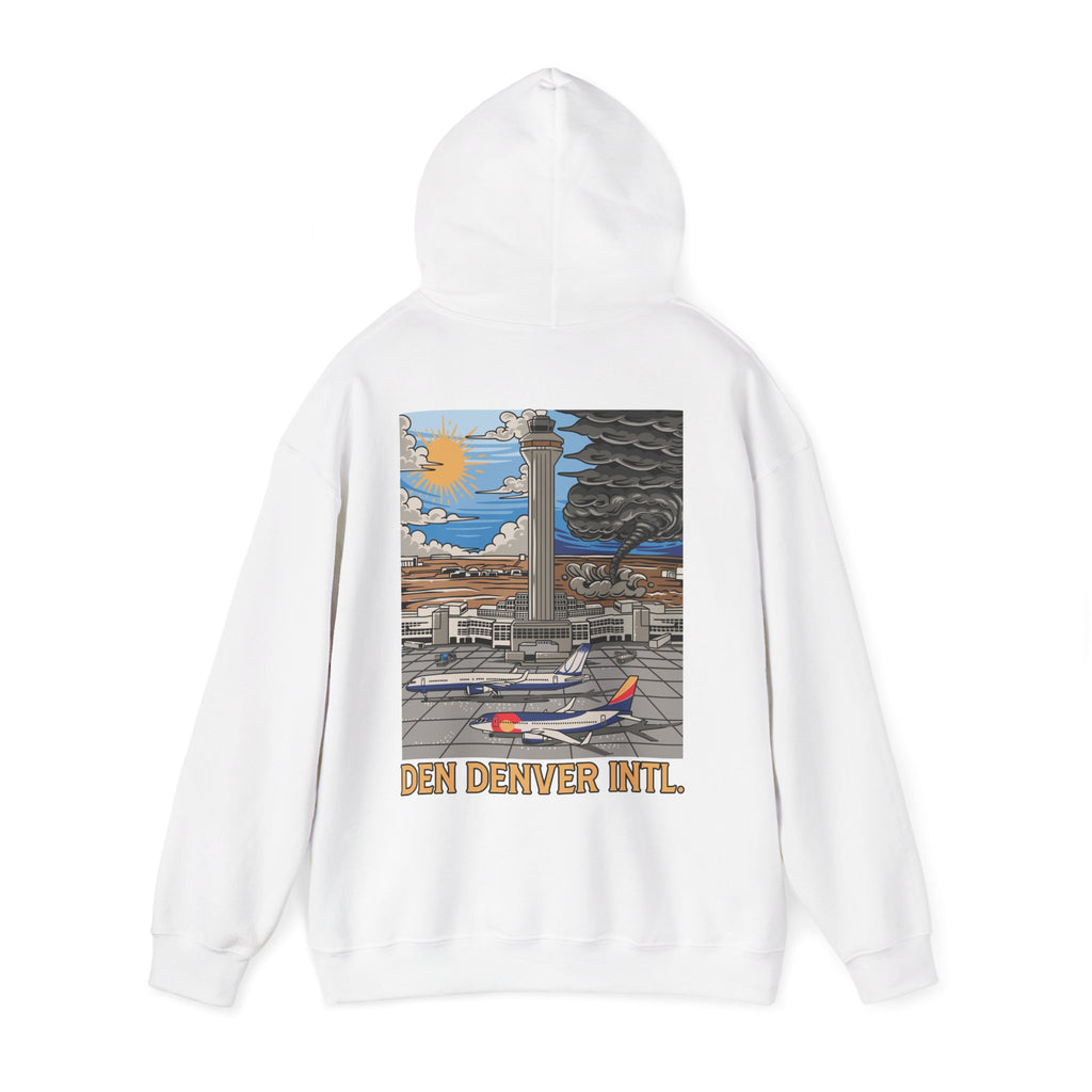 DEN Denver Intl. Airport Hooded Sweatshirt (Hoodie)