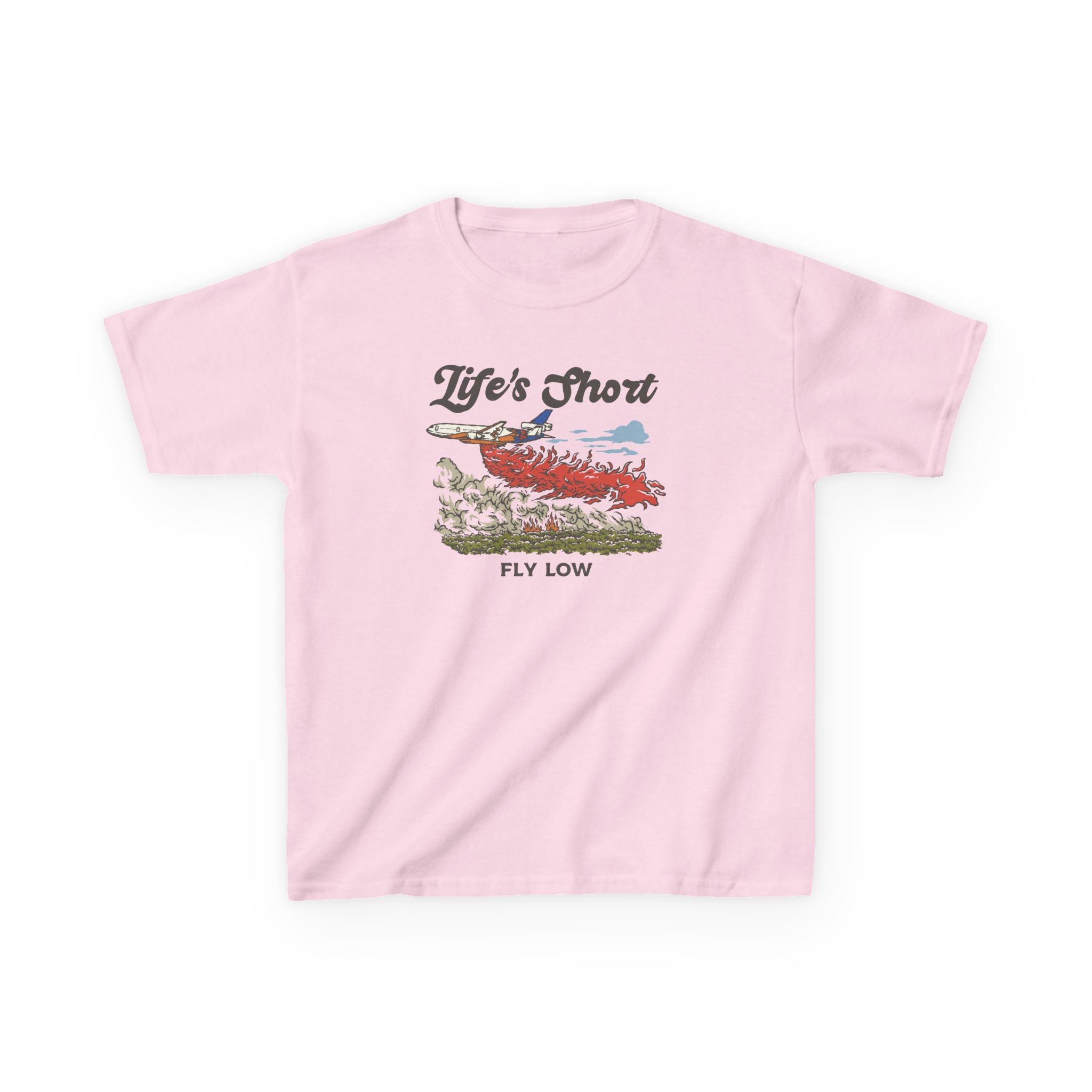 Kids Airplane T-Shirt - Fly Low (Tanker Edition)