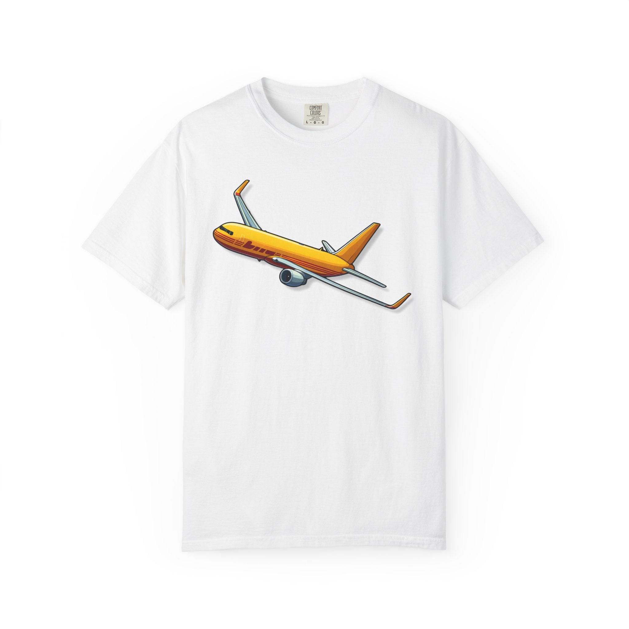 The Worldwide Yellow Cargo B767 Airplane T-Shirt
