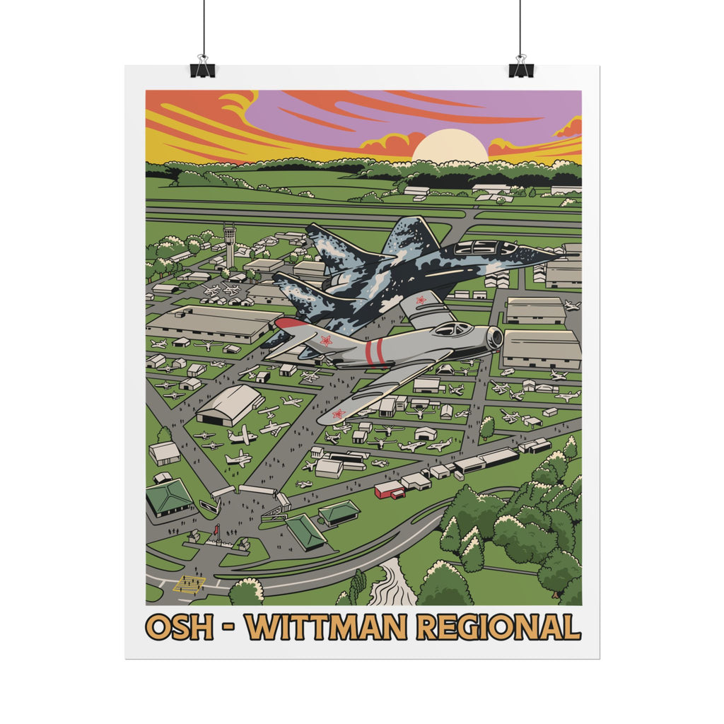 Rolled Poster - OSH Wittman Regional Airport (Oshkosh)