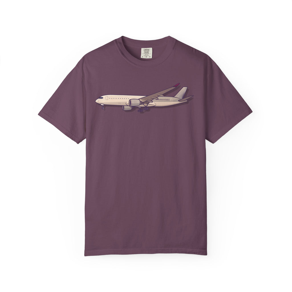A350 Airplane T-Shirt - Raccoon Eyes