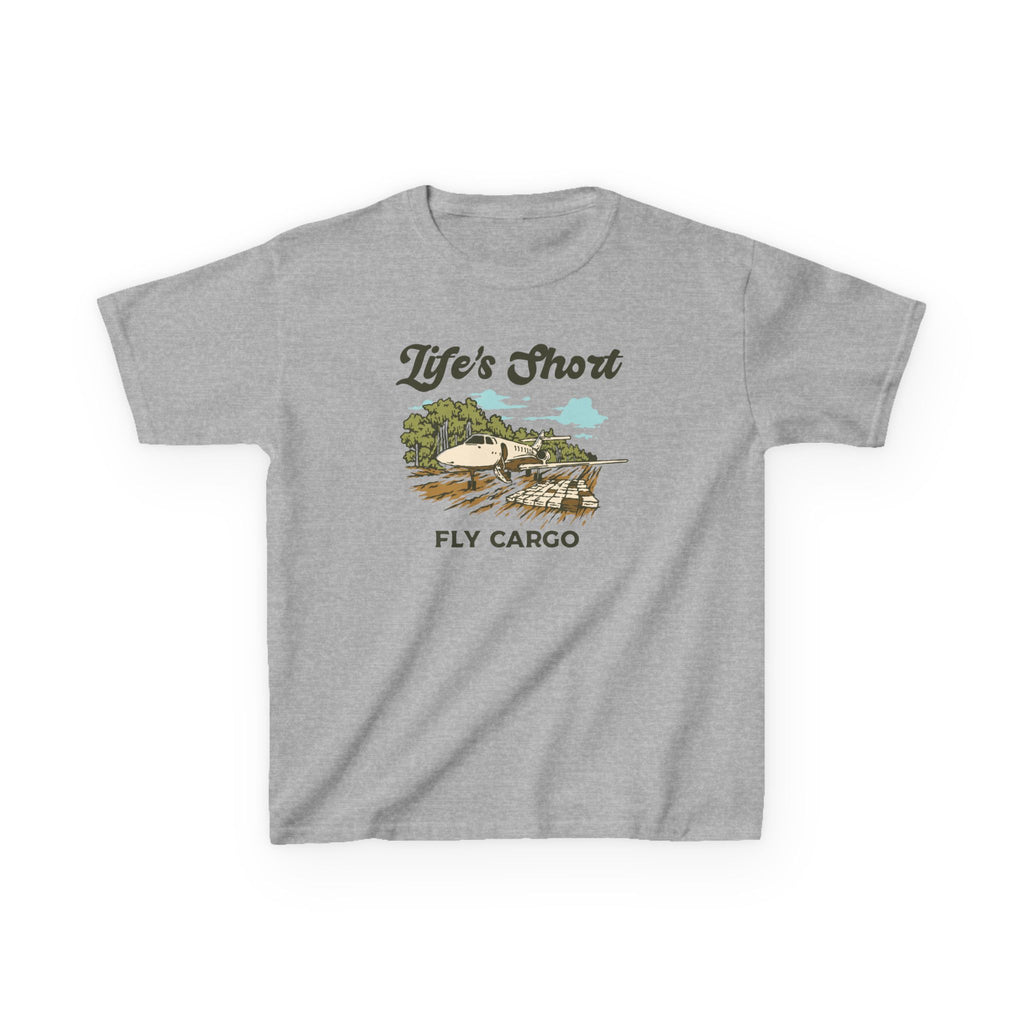 Kids Airplane T-Shirt - Fly Cargo
