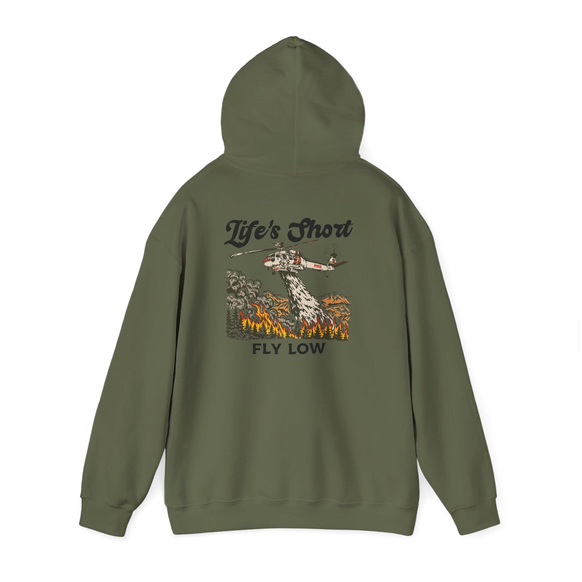Life's Short - Fly Low (S-70i Firehawk Edition) Hoodie