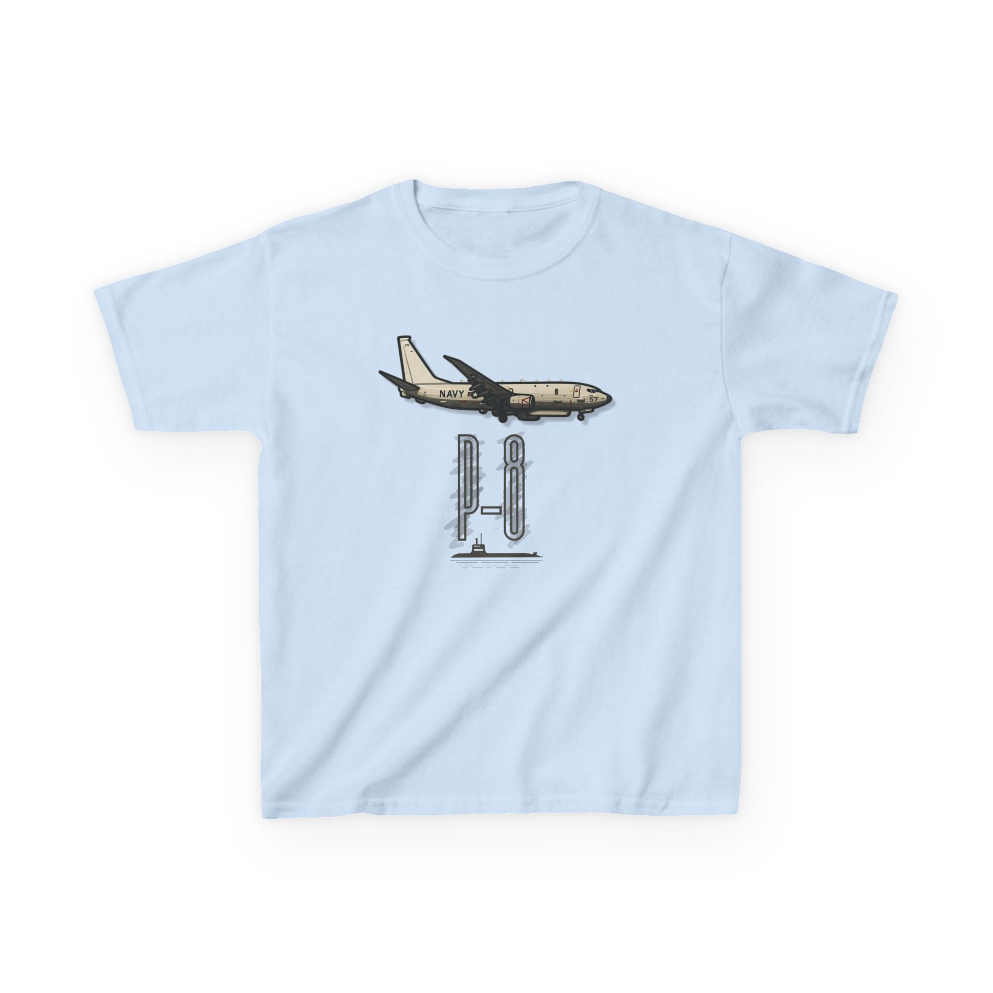 Kids Airplane T-Shirt - Sub Hunter U.S. Navy P-8