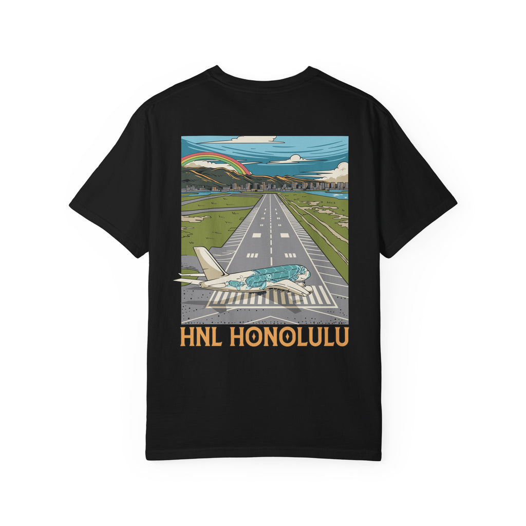 HNL - Honolulu Intl. Airport T-Shirt ("Honu" A380)