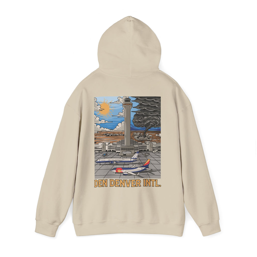 DEN Denver Intl. Airport Hooded Sweatshirt (Hoodie)