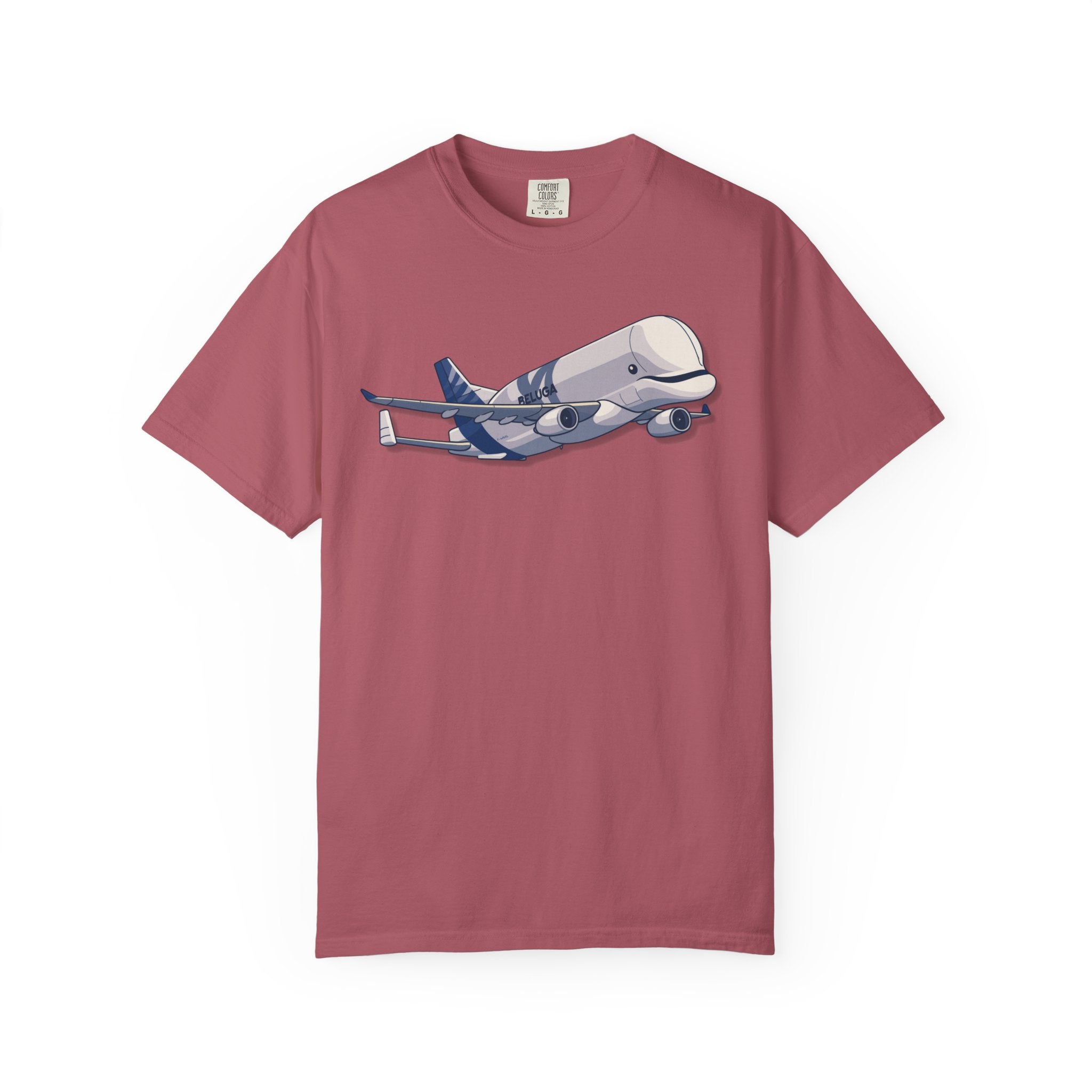 The Flying Beluga Airplane T-Shirt